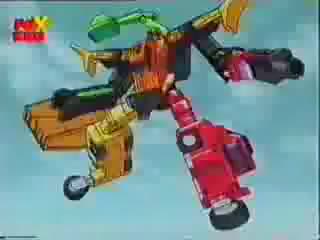 "transformers robots in disguise" landfill green mode
