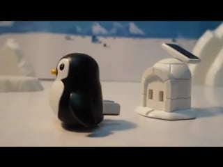 Конструктор на солнечной батарее пингвин (penguin life solar kit)