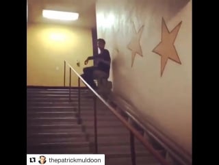 #tbt pat & i goofing around after work couldn't resist #repost @thepatrickmuldoon congrats @deniserichards on your directorial