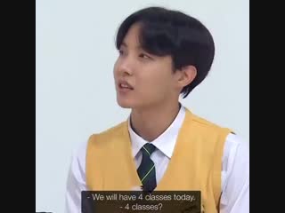 Hobi complaining about having 4 classes a day is peak uni student energy