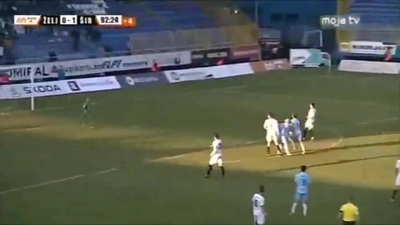 Эпичный гол вратаря из боснии