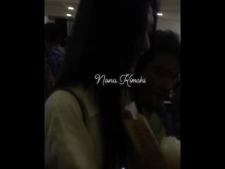 Sulli at ngurah rai airport, bali, indonesia (180320)