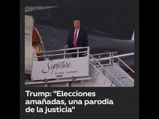 Trump denuncia supuesta interferencia en elecciones después de su arresto