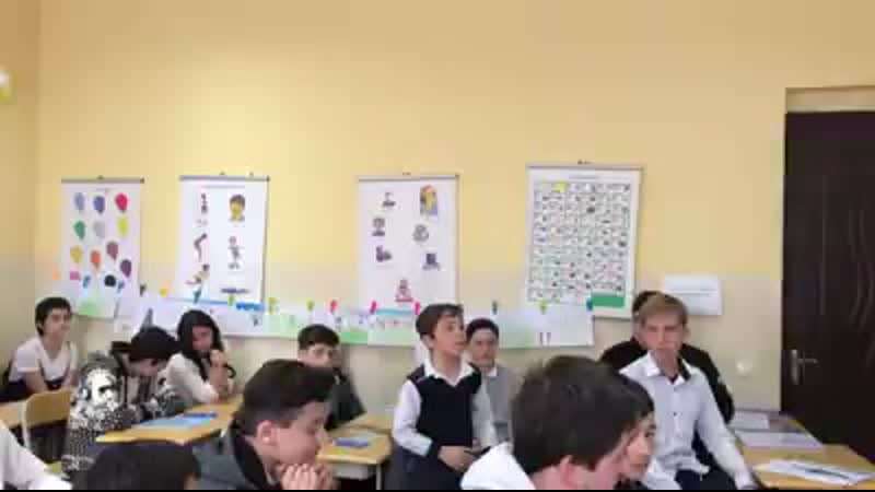 Урок в абхазской школе села периа, грузия