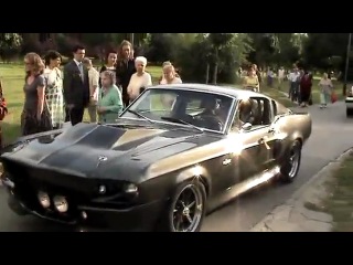 Кто то ездит на свадьбу на лимузинах, а кто то на ford shelby mustang gt500 eleanor 1967