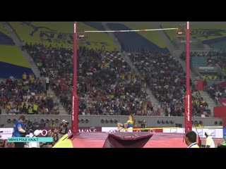 Sam kendricks soars to pole vault gold world athletics championships 2019