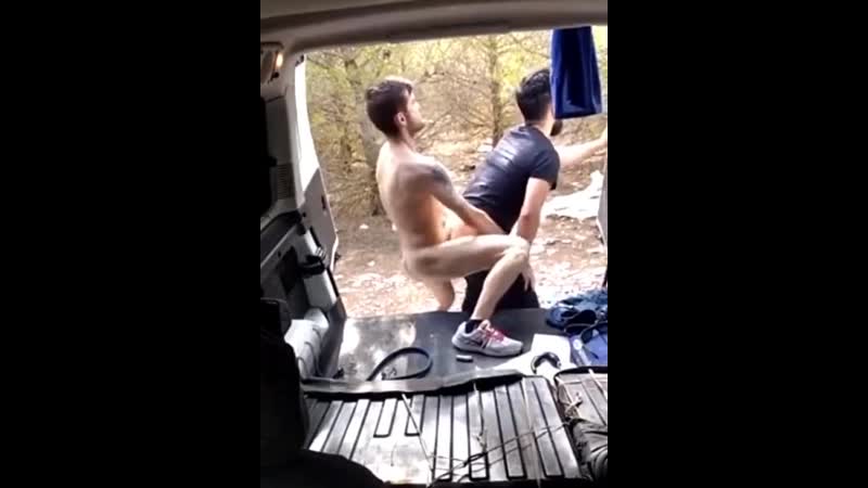 Spy on pigs spaniard breed fucks hipster in the back of his van gay porn