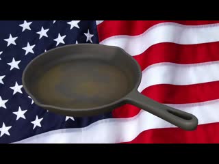 The star spangled banner but every instrument is a frying pan ( 1080 x 1920 ) mp4