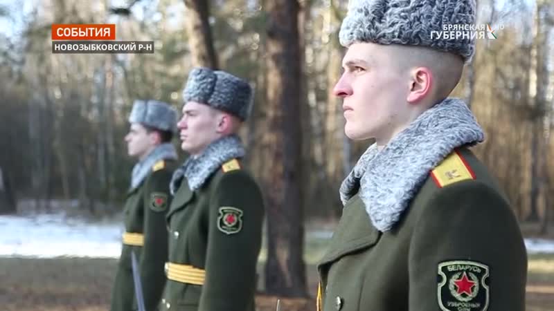 В брянской области перезахоронили останки красноармейца