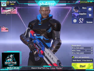 Watch shatter play cyber hunter