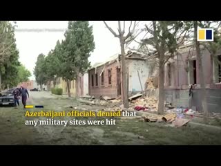 Azerbaijan and armenia accuse each other of targeting cities