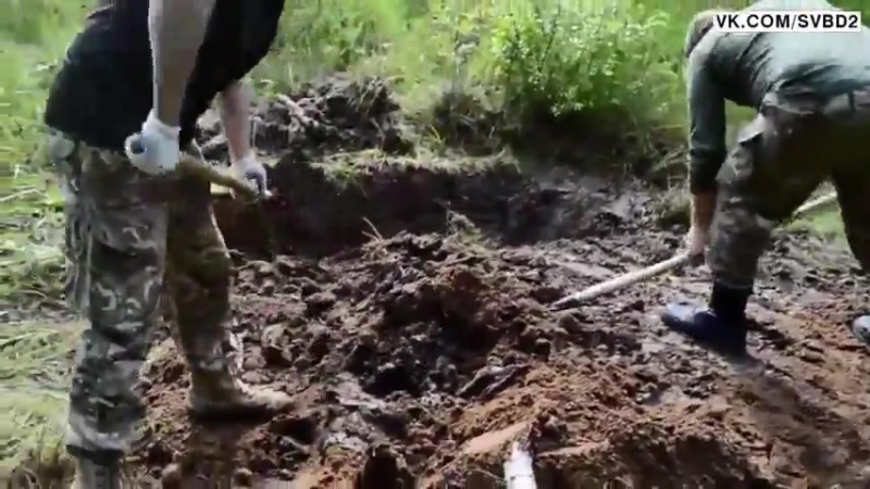 Заживо похоронили хохлы сепаратиста ополченца