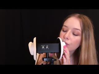 Asmr ear eating, licking noms