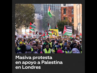 Más de 800 000 personas marchan en londres en apoyo a palestina