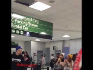 `fancam` 150924 | bangtan @ houston airport