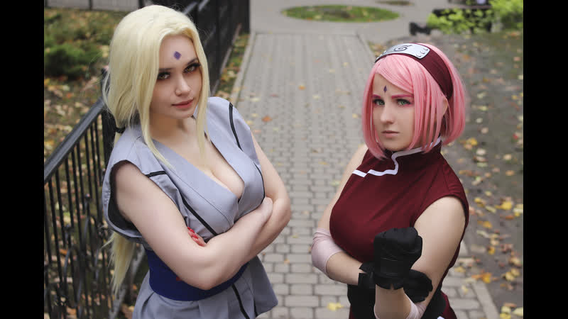 Sakura and tsunade cosplay | сакура и цунаде косплей