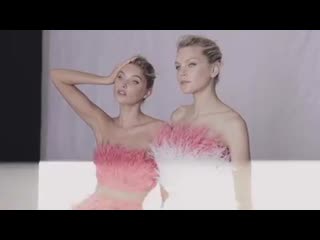 Two supermodels creating magic on set elsa hosk and jessica stam for our new fw ( 421 x 750 ) mp4
