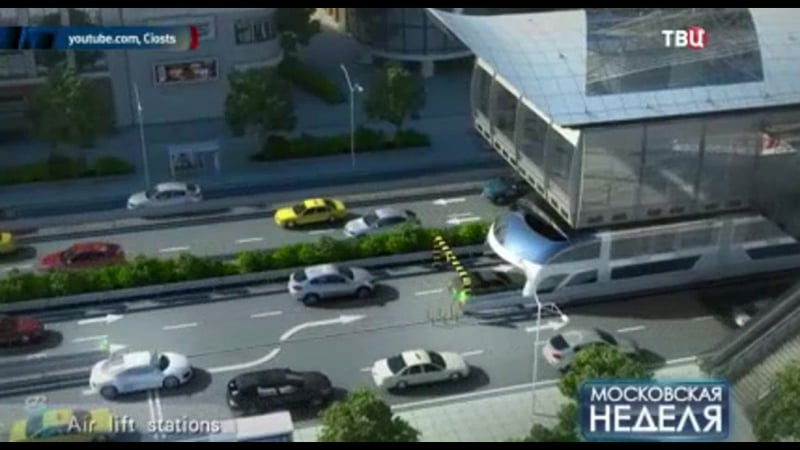 В китае презентовали автобус, которому не страшны пробки