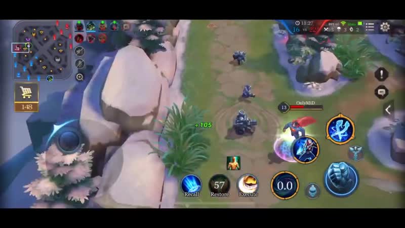 Airi 2v8 insane carry (my hardest match ever) aov 傳說對決 rov liên quân mobile 펜타스톰