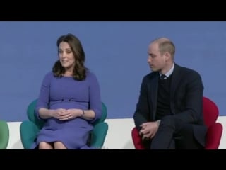 The duke and duchess of cambridge, prince harry and ms meghan markle discuss th