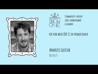 Andrzej grzesik a year with jdk11 in production