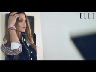 Backstage shoot with ana beatriz barros for elle bulgaria may 2015