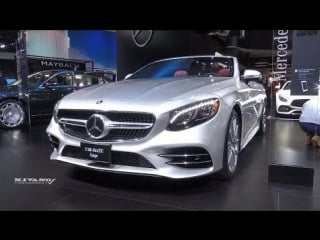 2018 mercedes s 560 cabriolet exterior and interior walkaround