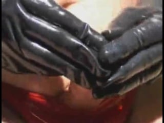 Tight cockrings and latex gloves