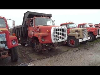 International gmc mack rusted old trucks mega collection