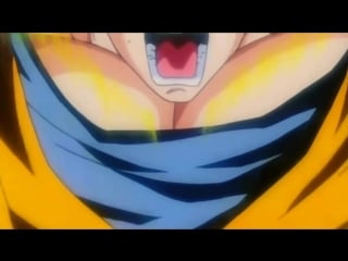 Animesmr goku goes super saiyan