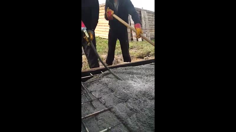 Глубинный вибратор в деле