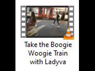 Take the boogie woogie train with ladyva