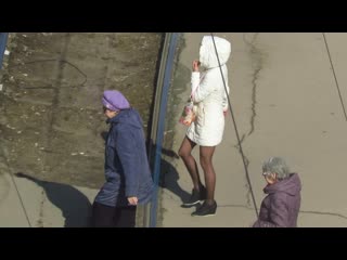 В коричневых колготках 70 ден