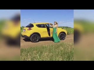 Backstage со съёмок nissan juke