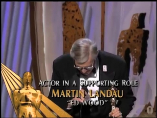 Martin landau wins supporting actor 1995 oscars