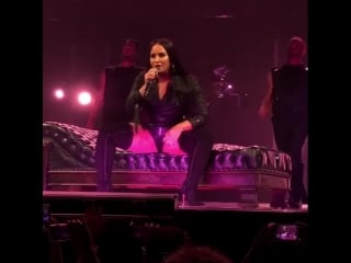 Demi lovato performing “daddy issues” at viejas arena in san diego, ca february 26th