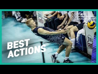 Best actions mens volleyball olympic qualification 2019