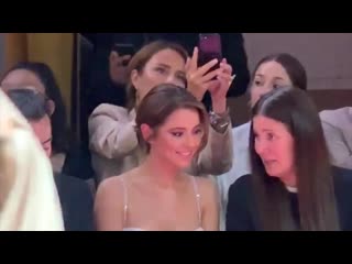 Cheryl tweedy spotted at fashion week in paris having a giggle