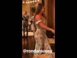 Insta story ронда роузи на шоу « live with kelly and rayn» (часть 1)