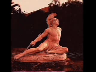 Pink velvet (with achilles statue)