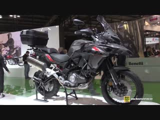 2018 benelli trk 502 x walkaround 2017 eicma milan