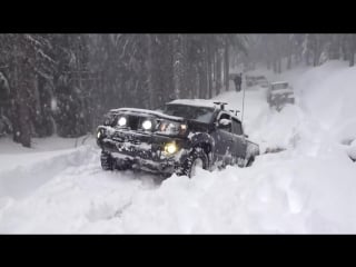 Deep snow wheeling jeep wrangler oregon cascades porn 4x4