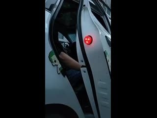 Car door warning led light convenient safety war mp4