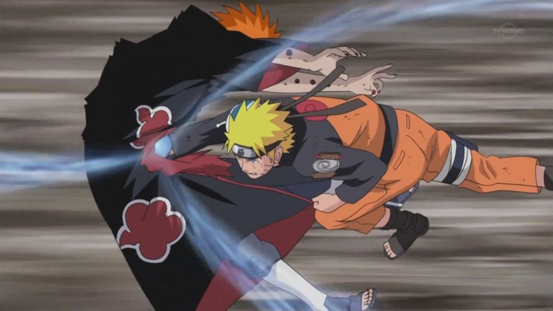 Наруто и хината против пейна