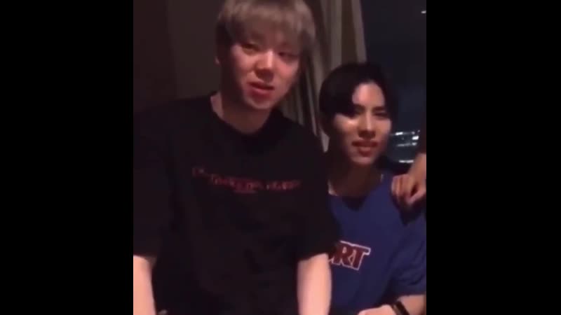 @junheessmile compilation of byeongkwan sitting in and resting his legs on sehyoon’s lap