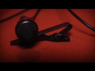 Black cardioid lavalier microphone "mtl amn100 46" and raw sound test