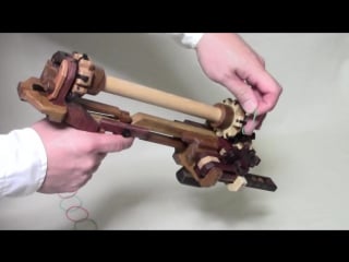 Wooden six shooter rubber band gun(prototype)