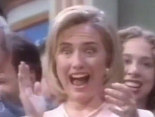 Hillary clinton & macarena at the dnc in 1996 / хиллари клинтон макарена