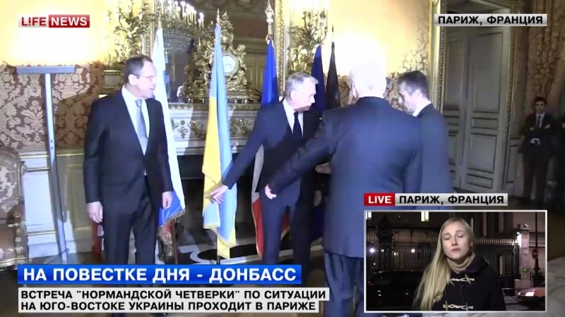 Климкин попытался занять место штайнмайера на встрече в париже