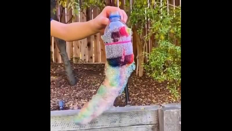 Разноцветные мыльные пузырики